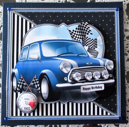 Car Series - Card Topper - Mini by Wendy De Winter