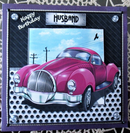Car Series - Card Topper - Car 7 by Wendy De Winter