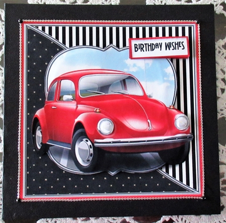 Car Series - Card Topper - Volkswagon by Wendy De Winter