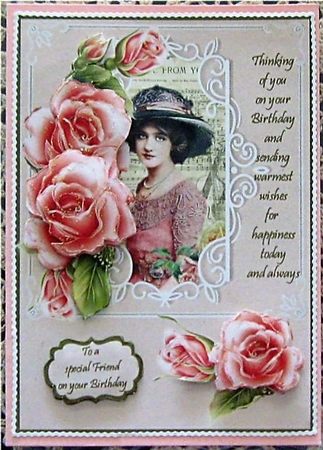 Elegance in a card A5 by Wendy De Winter