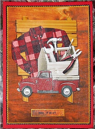 Male Card  Tools by Wendy De Winter