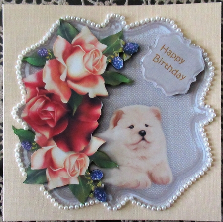 Happy Birthday Puppy by Wendy De Winter