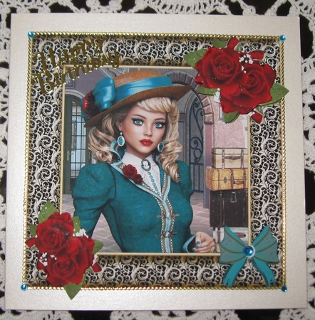 Vintage Miss Travel by Wendy De Winter