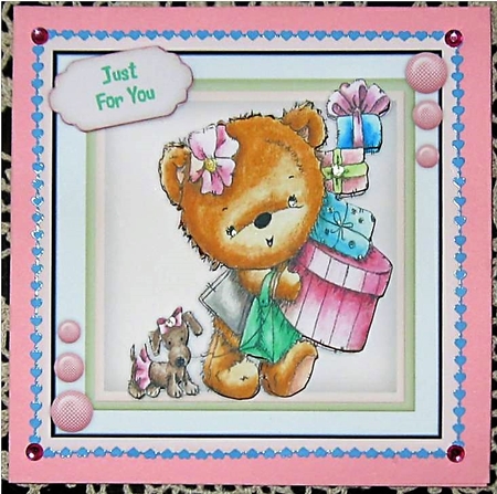 Bear Born To Shop by Wendy De Winter