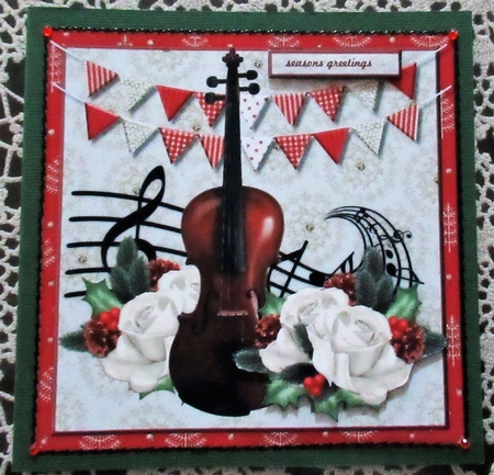 Christmas Music Quick card by Wendy De Winter