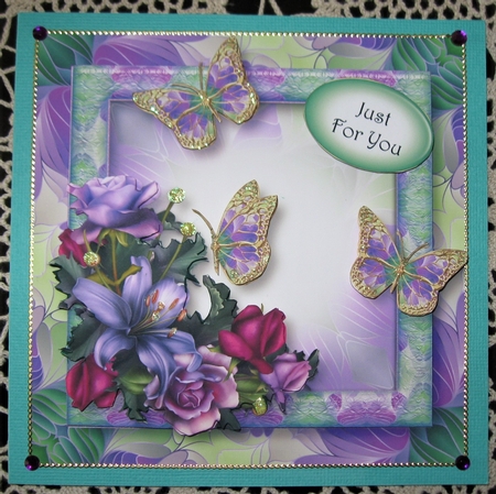 Art Nouveau Bright & Butterflies - Soft Gothic by Wendy De Winter