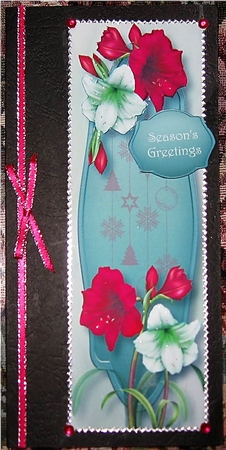 Lge DL Christmas Amaryllis by Wendy De Winter