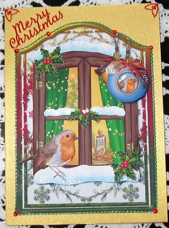 The Festive Robin by Wendy De Winter