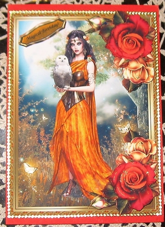 Lady Autum and the Snowy Owl by Wendy De Winter