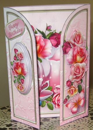 Afternoon Tea - 5in x7in Gatefold Card Mini Kit by Wendy De Winter
