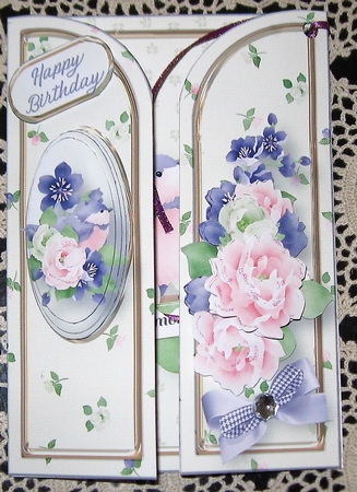 Lovely Moments - 5in x7in Gatefold Card Mini Kit by Wendy De Winter