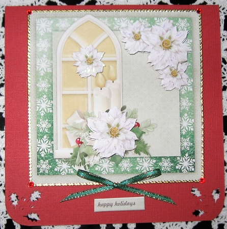 Christmas  Window   Quick card by Wendy De Winter