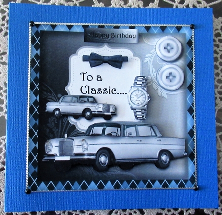 Male Card To A Classic 4 by Wendy De Winter