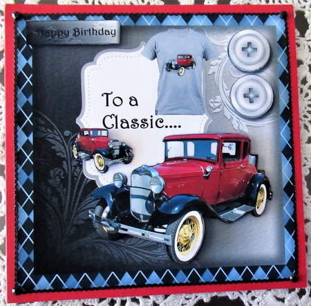 Male Card To A Classic 3 by Wendy De Winter