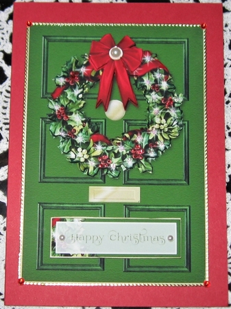 Green Door and Wreath by Wendy De Winter