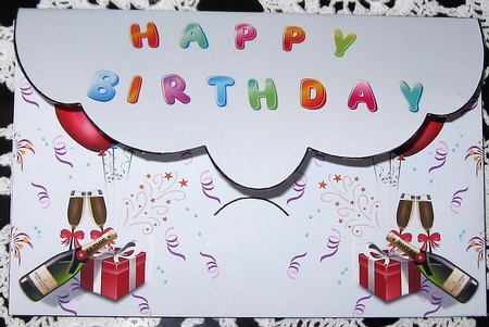 Birthday envelope 1 by Wendy De Winter