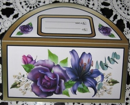 MW Purple lily & rose by Wendy De Winter