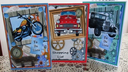 Mini Kit of 3 Note Pads - Easy Project #4  NOW with 2023 and 2024 calendars by Wendy De Winter