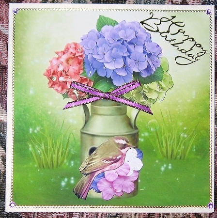 Garden Birds and Flowers by Wendy De Winter