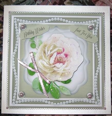 Cream Rose Delight by Wendy De Winter