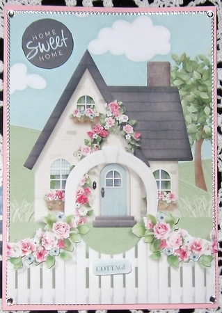 Home Sweet Home Card Front by Wendy De Winter