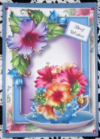 Teacup, Saucer & Flowers - Florale A5 by Wendy De Winter