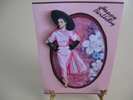 Elegant Lady in Pink by Wendy De Winter