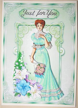 Bouquet for the Lady Decoupage by Wendy De Winter