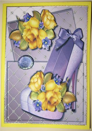 Lilac Shoes and Yellow Roses by Wendy De Winter