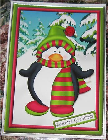 Penguin Stripes by Wendy De Winter