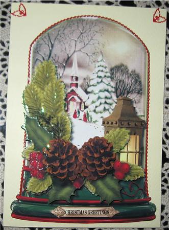 Vintage Snowscene Globe by Wendy De Winter
