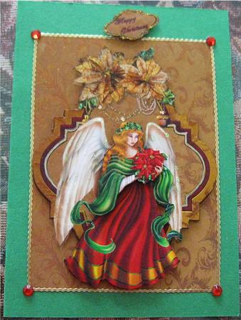 Christmas Angel Quick Card by Wendy De Winter