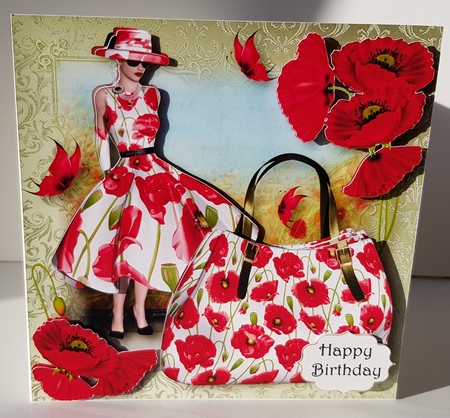 Handbags & Gladrags Pretty Poppies by Wendy Ford