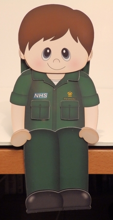 3D on the Shelf Card Kit - Little Nhs Paramedic Matt by Wendy Ford