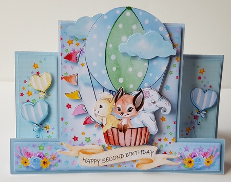 Centre Stepper Balloon Ride Kit-3 by Wendy Ford