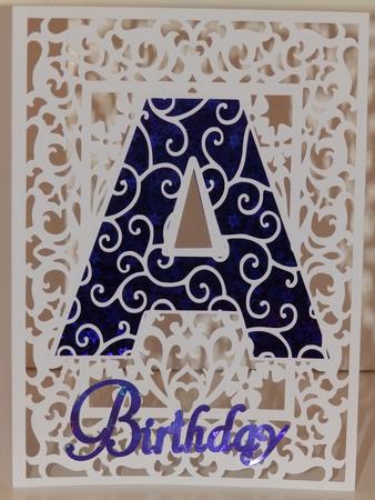Filigree Anniversary Card by Wendy Ford