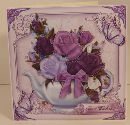 Time for Tea Card Topper by Wendy Ford