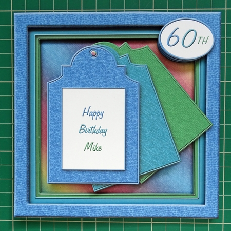 3 Fabric Tags Square Card Kit by Wendy Howroyd
