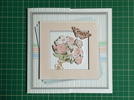 Offset Layered Pastel Squares Topper Kit 2 by Wendy Howroyd