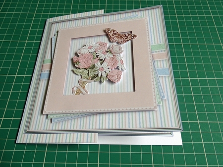 Offset Layered Pastel Squares Topper Kit 2 by Wendy Howroyd