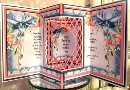 The Winter Wolf Card Front Kit 8x8 by Wendy Lowes