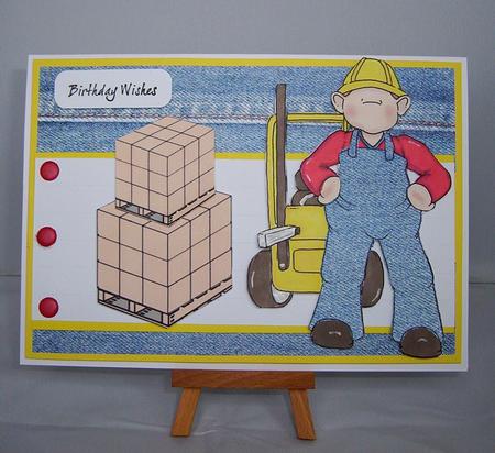 Forklift Doodles Digital Stamp by Wendy McGlinchey