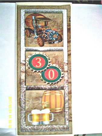 30th Beer Birthday trio card front by Wendy Smith