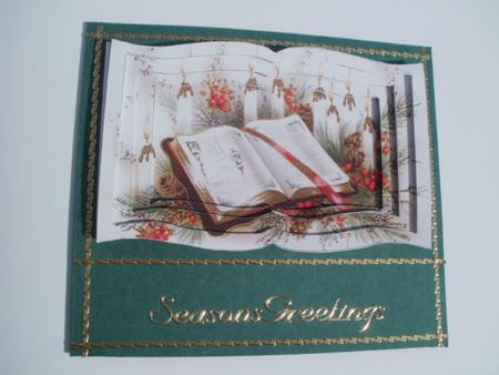 Christmas Book Tunnel Book Sheet by Wendy Smith