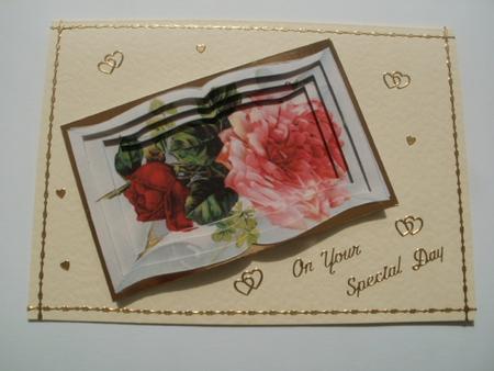 Rose Envelope Tunnel Book Sheet by Wendy Smith
