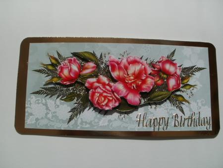 Glorious Roses Trifold Panels by Wendy Smith