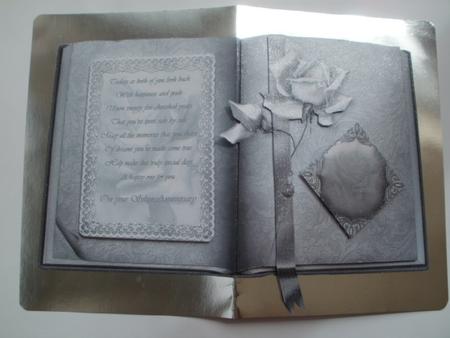 Silver Wedding Book of Roses by Wendy Smith