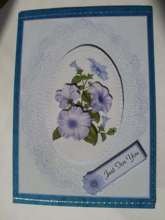 Flowers on Lace by Wendy Smith