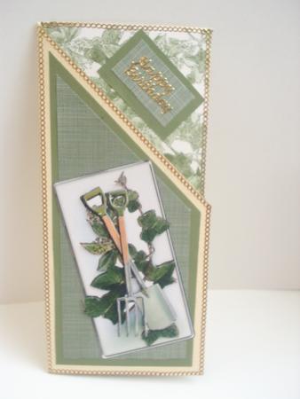 In the Garden Kit in Sage with Step by Step Decoupage by Wendy Smith