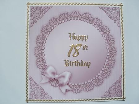 8 x 8 Metallic Lace and Bow Card Fronts Kit by Wendy Smith